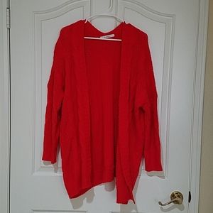 NWOT Red Knit Cardigan